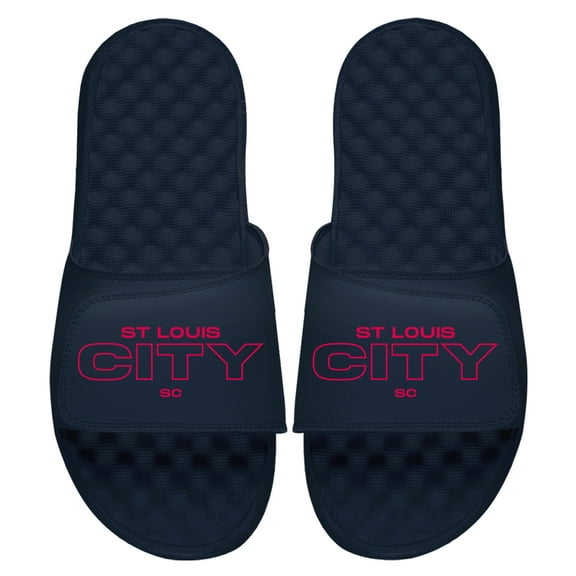 Men's ISlide Navy St. Louis City SC Wordmark Slide Sandals