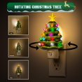 thumbnail image 4 of Lámpara nocturna con forma de árbol de Navidad, 3000 K, brillo cálido, paquete de 2 unidades, 4 of 7