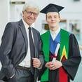 thumbnail image 4 of Guyana Flag Graduation Stole Graduate Shawl Sash Scraf Gift For Abroad Student International Study (Square), 4 of 6