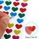 thumbnail image 3 of Uxcell 1140 Pcs Heart Reward Stickers, 20 Sheet Sparkling Self Adhesive Colorful Sticker, Multicolored, 3 of 7