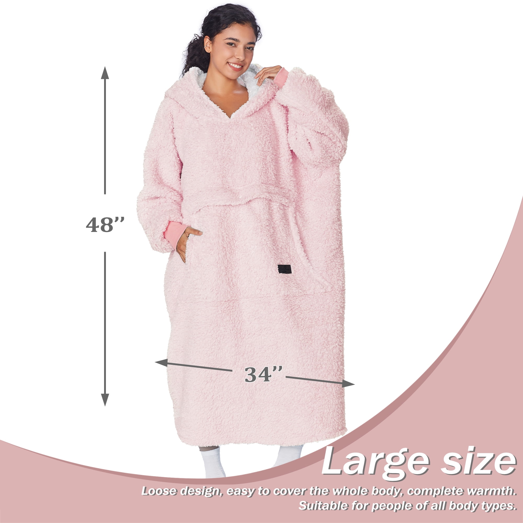 Catalonia Oversized Hoodie for Women Men, Big Hoodie Blanket, Ultra Long Wearable Blanket, Full Body Giant Hooded Blanket, Gift for Women Girlfriend