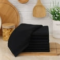 thumbnail image 7 of decorUhome 100% Cotton Waffle Weave Dish Cloths, 8 Pack - 12 x 12 Inches, Super Soft Absorbent Quick Drying Dish Towels, Black, 7 of 7