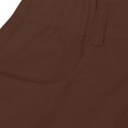 thumbnail image 5 of Women'S Corduroy Pants Barrel Mid Rise Elastic Waisted Cord Pants Wide Leg Baggy Casual Trousers With Pockets, 5 of 9