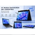 thumbnail image 4 of acer Chromebook Plus Spin 714 Convertible 2 in 1 Laptop| 14" WUXGA Touchscreen| Intel Core Ultra 5 Beat i7-1165G7| 8GB RAM 256GB SSD| Backlit KB| Google AI Pro| School Gaming, 4 of 8
