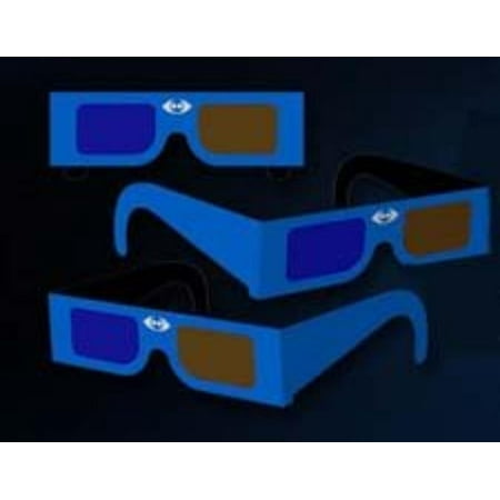 ColorCode (TM) 3D Glasses (3 Pairs), 3 Pairs of cardboard 3D glasses to view NBC's Super Bowl 3D commercials By Color Code 3D