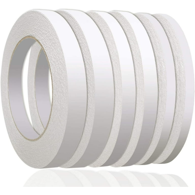 Buy Ycwei Double Sided Adhesive Tape Thin 3/4 Inch 55 Yards  Photos/File/Wallpaper And For Scrapbooking, Card Making, Gift Wrapping Whit  Online - Best Price Ycwei Double Sided Adhesive Tape Thin 3/4 Inch