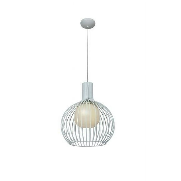Access Lighting 23435-WH-OPL 15 Po. Chuki 1 Lumière Suspension Blanche