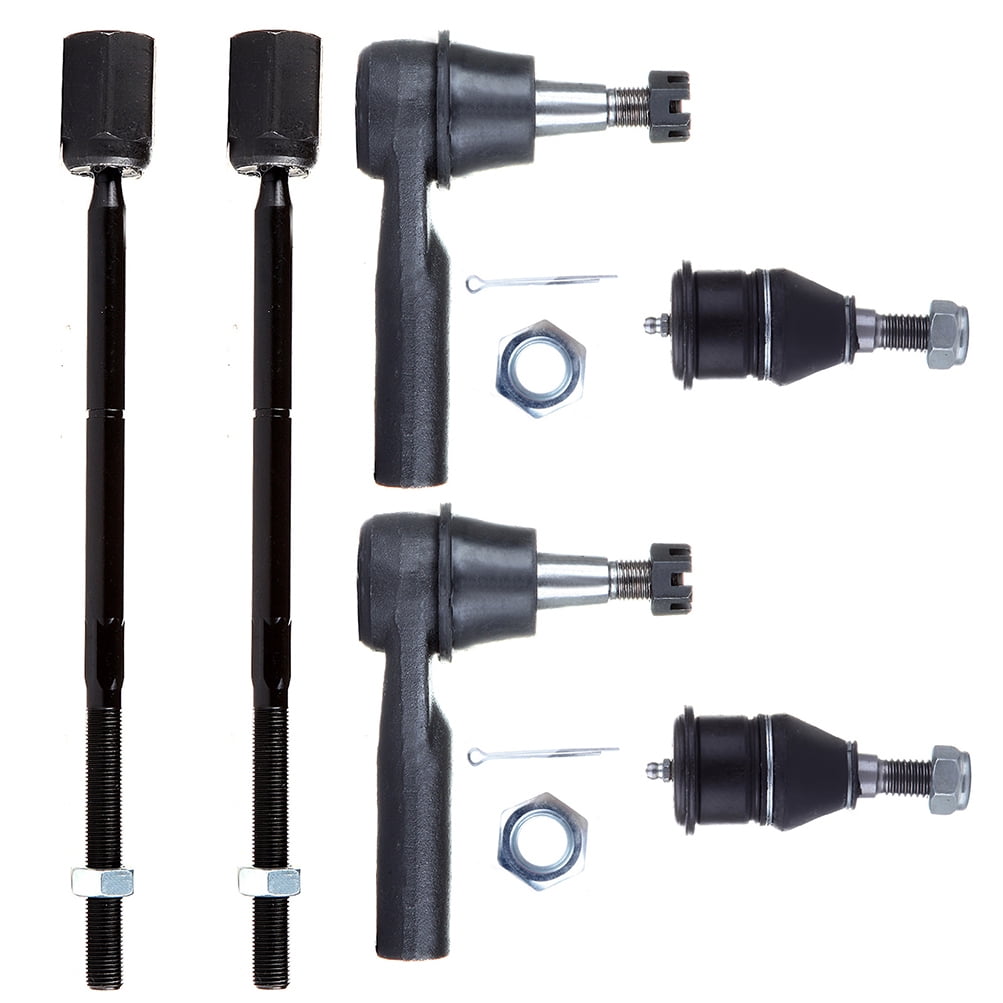 Scitoo 6PC Front Lower Ball Joints and Inner Outer Tie Rod Ends