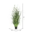 thumbnail image 3 of Vickerman 60" PVC Artificial Potted Green Sheep's Grass and Plastic Grass., 3 of 6