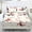 Cherry Blossom Floral Print, variant on Whosucclay St. Patrick's Skull Clover Fitted Sheet Trio, Fade Resistant Cozy Bed Linen with Fitted Sheet & 2 Pillowcases, No Flat Sheet Included, Comfort Bedding Set, Queen Size