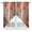 Red Orange, variant on Grey Kitchen Window Curtains, Swag Curtains Valance for Bedroom Living Room Bathroom, Modern Oil Painting Art Forest Rod Pocket Window Treatment Curtain Block Drapes 2 Panels 36"x36"