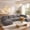 gray, variant on 135" L-Shaped Cloud Modular Sectional Sofa, Corduroy Upholstery, Deep Seat Memory Foam Cushion, Black