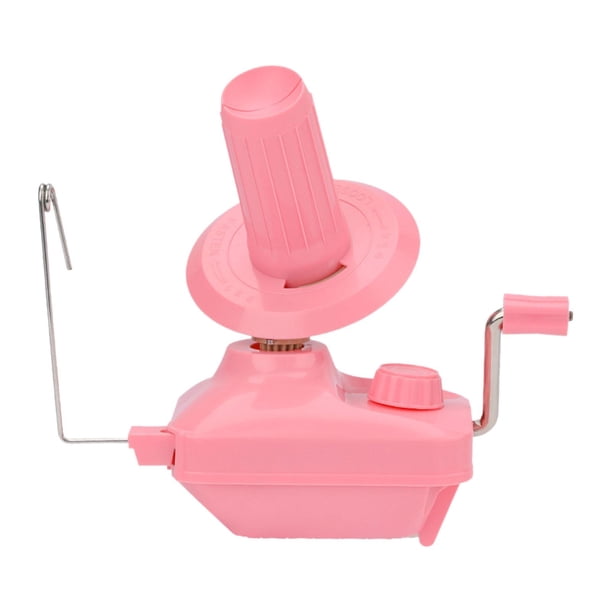 Devanador de ovillos de hilo, práctico, compacto, para manualidades domésticas, multiusos, manual Rosa