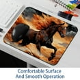 thumbnail image 6 of Horse Gaming Mouse Pad, Mouse Mat, Mouse Pad - Square, 8.3x9.8 Inch, Printed, Non-Slip Rubber Bottom - Suitable for Office and Gaming, 6 of 6