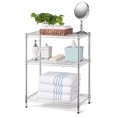 thumbnail image 4 of HSS Stackable 23.2"W x 13.4"D x 30.6"H 3-Shelf Freestanding Shelves, Silver, 4 of 4