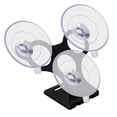 thumbnail image 1 of YiePhiot Soporte de ventosa para parabrisas compatible con detectores de radar Cobra RAD 450, 8 bandas, ESD-6100, ESD-7000, XRS-9300, PRO-9780 y todos los modelos recientes (soporte y 6 ventosas), 1 of 5