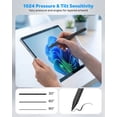 thumbnail image 3 of MoKo Microsoft Stylus Pen,Surface Pen for Microsoft Surface Pro 12/11/10/9/8/X/7+/6/5/4/Go 4/3/2/1/Laptop/Studio/Book,Magnetic Adsorption, Palm Rejection Stylus Pen, 3 of 8
