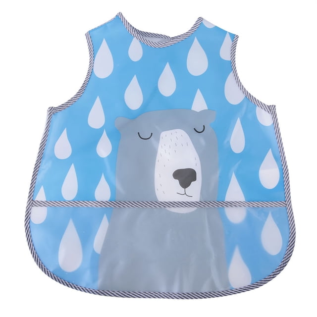 Babero para bebé, diseño aerodinámico del babero del chaleco del bebé del babero del chaleco del niño de los niños del bebé de la historieta