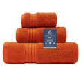 thumbnail image 1 of Juego de toallas de baño COZYART Luxury Burn Orange, 650 g/m², algodón x3, 1 of 6