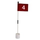 thumbnail image 2 of Mástiles de bandera para golf, práctica de putting, juego de hoyos para banderas de golf en el patio trasero, juego de tazas para putting de golf Número 4, 2 of 9
