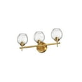 thumbnail image 1 of Dainolite ABI-203W-VB-CLR 3 Light Vintage Bronze Vanity, 1 of 3