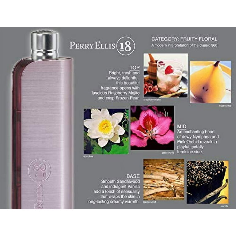 Perry Ellis 18 Eau De Parfum Spray By Perry Ellis - 3.4 oz Perry Ellis 18 Eau De Parfum Spray By Perry Ellis - 3.4 oz