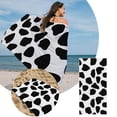 thumbnail image 2 of Toalla de playa de microfibra de 150 x 75 cm, sin arena, para hombres, mujeres, niñas, niños y nadadores, ideal para viajes, 2 of 8