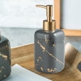 thumbnail image 2 of Dispensador De Jabón Con Textura De Mármol, Bomba De Botella De Loción Para Hotel, Cocina, Baño, Gris Sunnimix Dispensador de jabón con bomba, 2 of 7