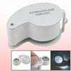 Unique Bargains 40x Illuminated Whistle Shape Loupe with Light