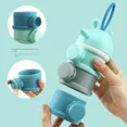 thumbnail image 4 of Dispensador portátil de leche en polvo, contenedor de alimentos, cajas de alimentación de almacenamiento para bebés y niños pequeños, caja de almacenamiento de alimentos para bebés de 3 rejillas, 4 of 6