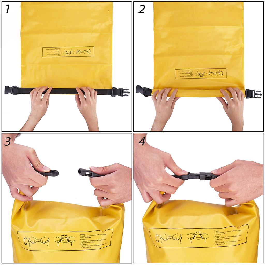 Yihuala 2 in 1 Sand Anchors & Dry Bag with Adjustable Buoy for Kayak Ski