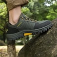 thumbnail image 4 of YOURDIARY Mens Hiking Shoes Outdoor Trekking Boots Anti-Slip Waterproof Comfortable Camping Trail Shoes, 4 of 7