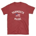 thumbnail image 1 of Yarmouth Maine Patriot Men's Cotton T-Shirt, 1 of 1