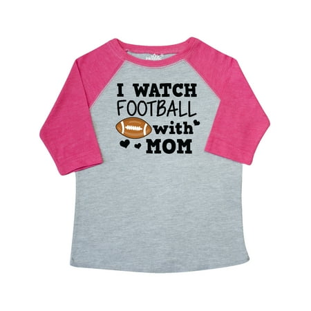 

Inktastic I Watch Football with My Mom Gift Toddler Boy Girl T-Shirt