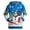 C13 Blue, variant on Bainana Christmas Hoodie For Boys Child Snowman Print Long Sleeve Hooded Tops Fashion Comfortable Autumn Winter Kids Outdoor Wear Orange Size 4-5 Years
