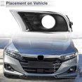 thumbnail image 3 of Cubierta de rejilla de luz antiniebla frontal izquierda única para Toyota Camry 2009-2011, inserciones de cubierta de luz antiniebla del parachoques delantero No.5204006110 ABS 1 Pc, 3 of 7