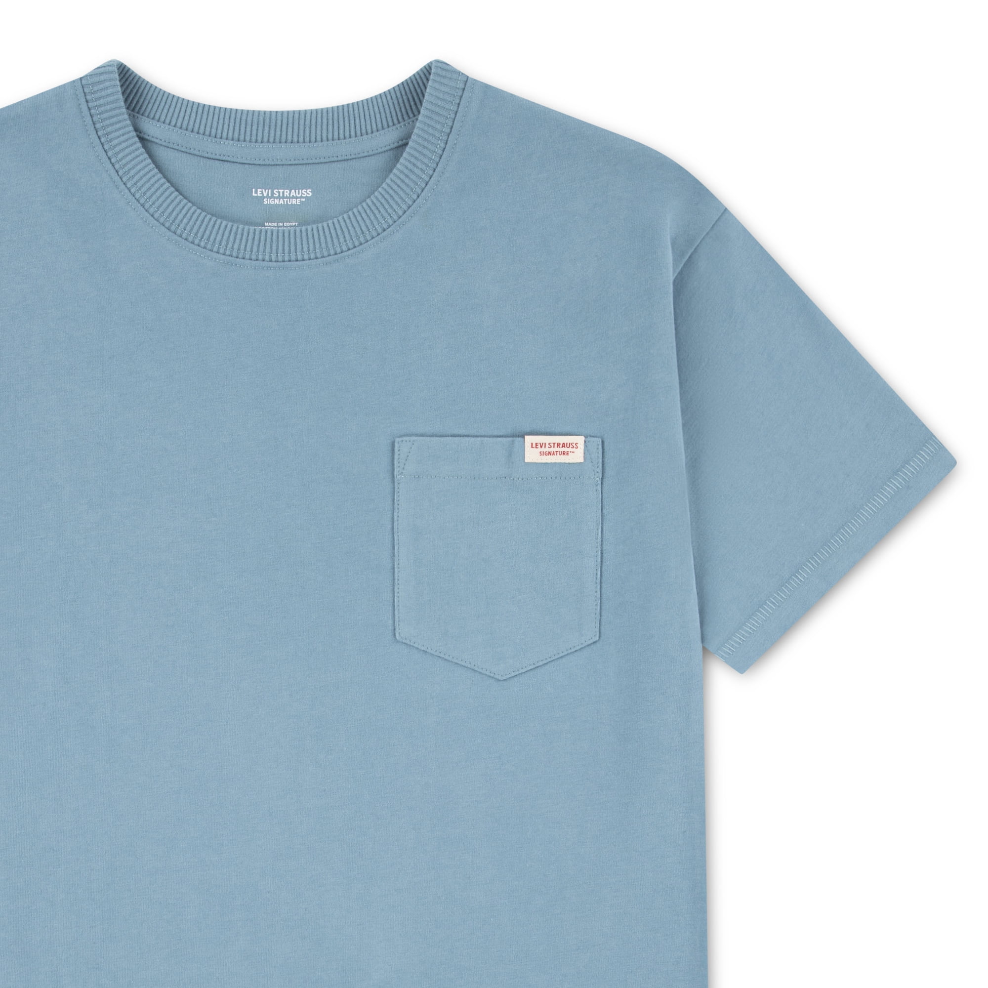 Levi Strauss Signature Boys Short Sleeve Pocket Tee, Sizes 4-18