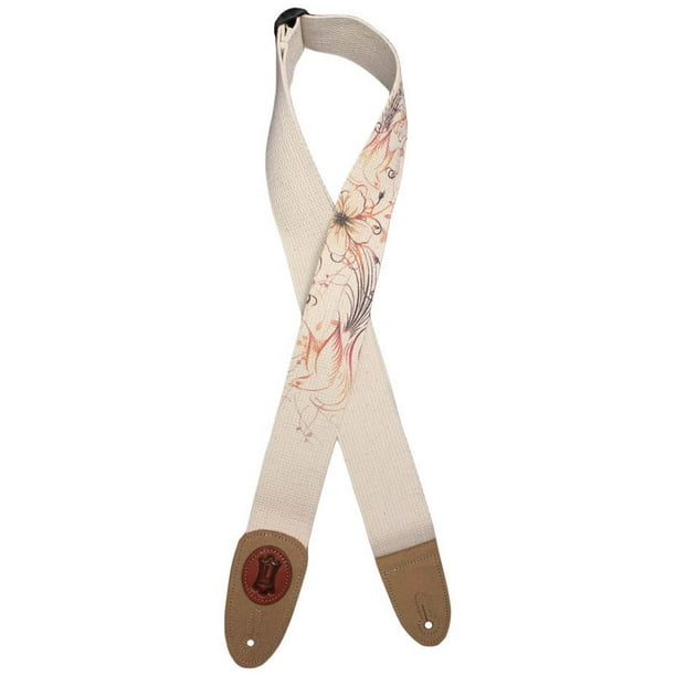 Levy's MSSC8U008 2" Hummingbird Cotton Guitar Strap