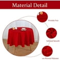 thumbnail image 3 of Outdoor and Indoor Tablecloth - Washable Table Cover Waterproof Wrinkle Free Table Cloth with Zipper and Umbrella Hole for Spring/Summer/Party/Picnic/BBQS/Patio Beige 60R, 3 of 6