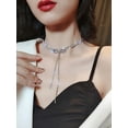 thumbnail image 2 of QQTDFG Rhinestone Bow Decor Choker with Tassel for Women Jewelry for Women Necklace-default, 2 of 5