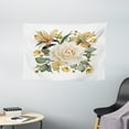 thumbnail image 1 of Rose Tapestry, Romantic Floral Arrangement Bridal Bouquet Corsage Spring Wedding Theme, Wall Hanging for Bedroom Living Room Dorm Decor, 60W X 40L Inches, Pale Orange Cream Green, by Ambesonne, 1 of 2