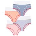 thumbnail image 4 of Aayomet Culottes pour Femmes sous-Vêtements Doux Respirants Culottes Extensibles Régulières (Noir, G), 4 of 5