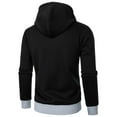 thumbnail image 4 of PNTUTB Men's Hoodie Jacket Side Zipper Style Warm Hoodies Sweatshirt Winter Zipper Hooded Coat, 4 of 5