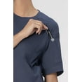 thumbnail image 2 of Chef Works Aryes Unisex Crew Shirt, Cool Vent Mesh Work Shirt with Side Hip Zipper, XS, Blue, 2 of 8