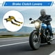 thumbnail image 2 of Palancas de freno y embrague cortas y largas para Yamaha YZF R1 1999-2001, palanca de freno ajustable de motocicleta, aleación de aluminio, cabeza negra con mango dorado, 2 of 6