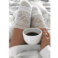 thumbnail image 2 of PMVFHDE Women Knee High Socks Autumn Winter Warm Fashion Lace Long Socks, 2 of 5