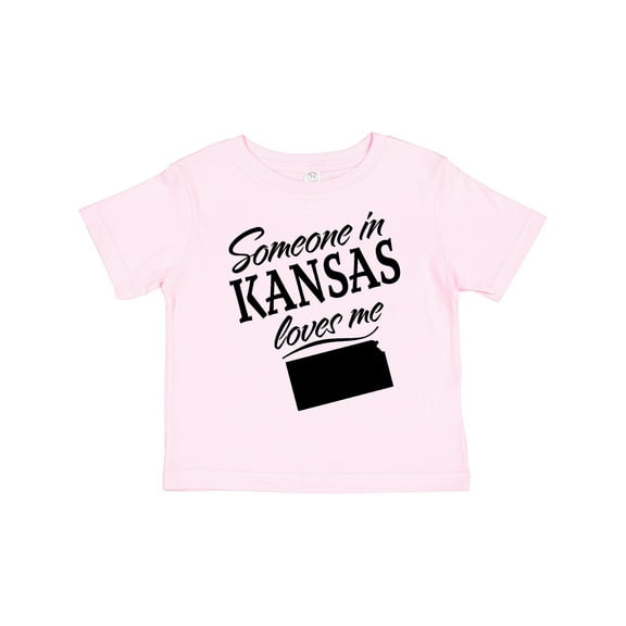 Inktastic Someone in Kansas Loves Me Boys or Girls Toddler T-Shirt