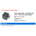 thumbnail image 2 of A/C & Heater Relay - Compatible with 1992 - 1995 Ford E-350 Econoline 1993 1994, 2 of 2