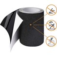 thumbnail image 5 of Cinta Adhesiva Antideslizante para Escaleras, Fricción, Abrasiva para Seguridad, Escalera Tijera, Interior, Exterior, Alta Tracción, 15CM x 5M, Negra Kuyhfg Bienvenido a Kuyhfg, 5 of 5
