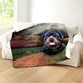 thumbnail image 5 of CafePress - Godmadedogs(Oval) - Sherpa Fleece Throw Blanket 60" x 50", 5 of 5